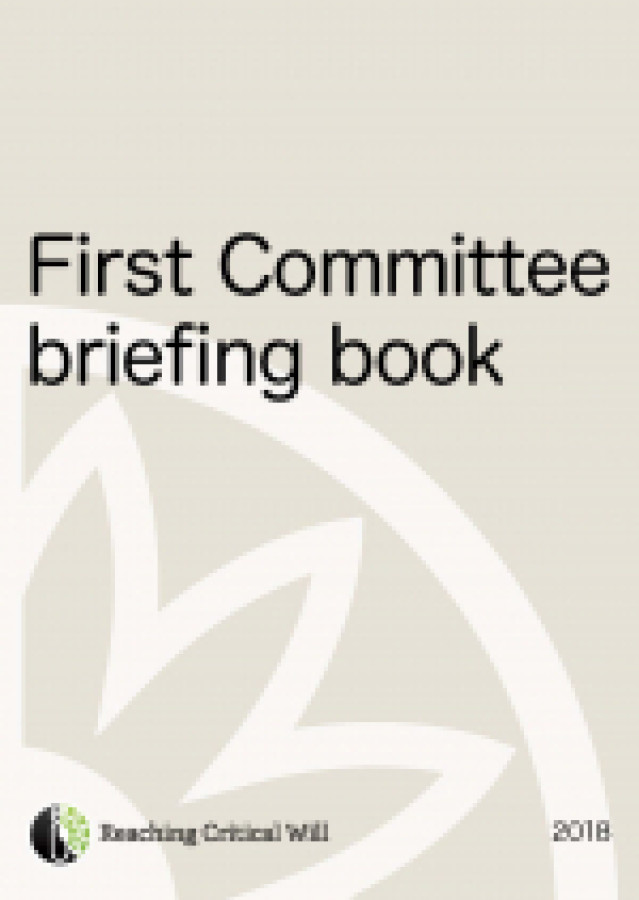 First Committee briefing book 2018