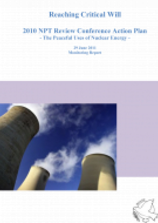 2010 NPT Review Conference Action Plan: the peaceful uses of nuclear energy