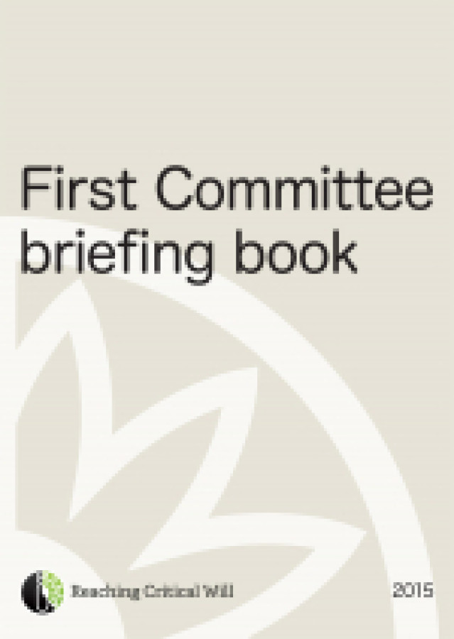 First Committee briefing book 2015