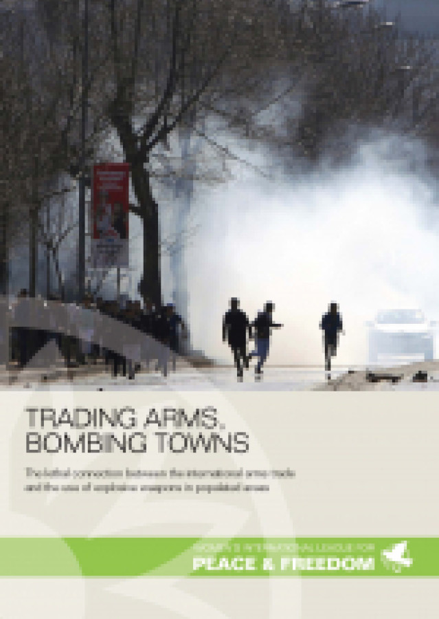 Trading arms, bombing towns: the lethal connection between the international arms trade and the use of explosive weapons in populated areas