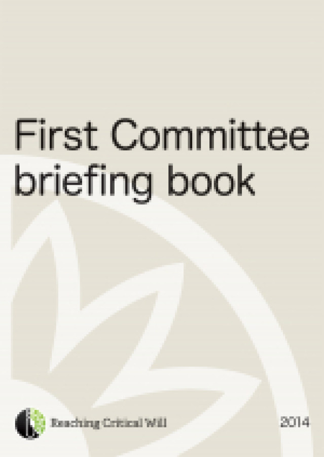 First Committee briefing book 2014