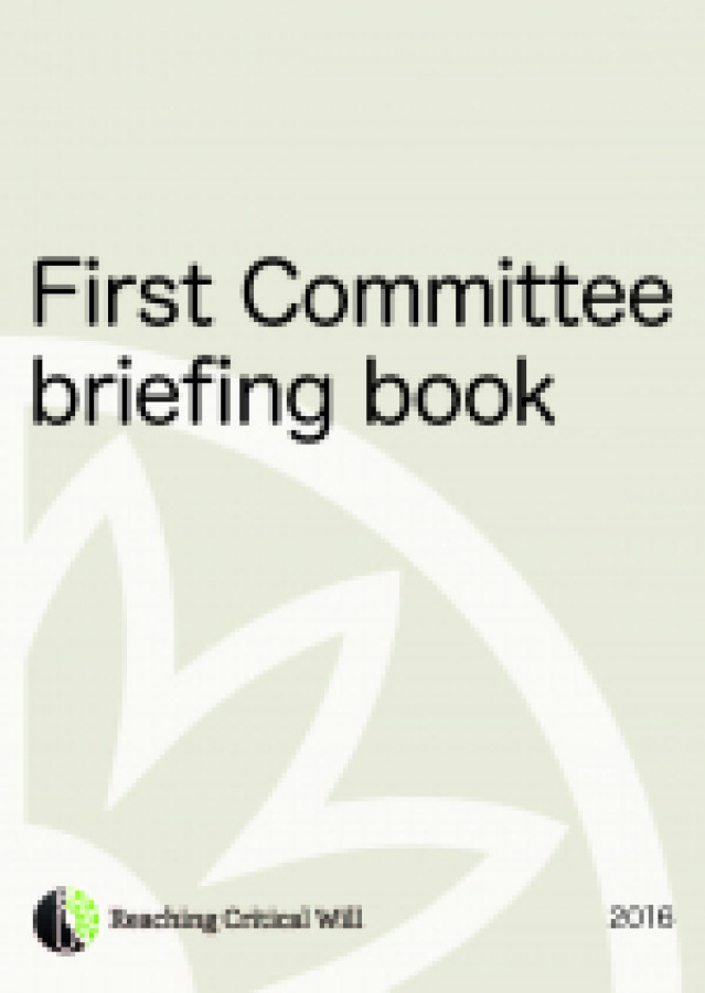First Committee briefing book 2016