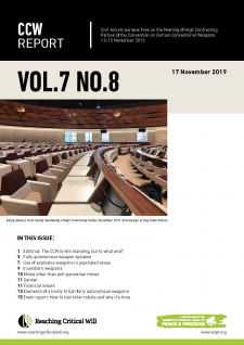 CCW Report, Vol. 7, No. 8