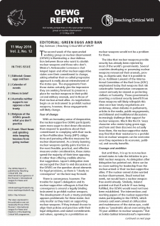 OEWG Report, Vol. 2, No. 13