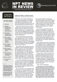 22 April 2013, Vol. 11, No. 1