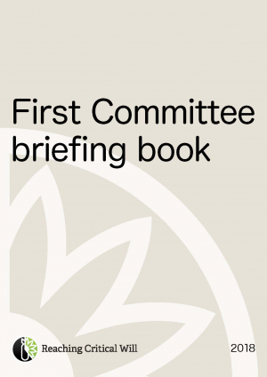 First Committee briefing book 2018