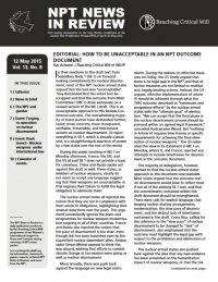 12 May 2015, Vol. 13, No. 8