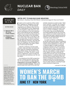 States discuss rules for nuclear ban negotiations