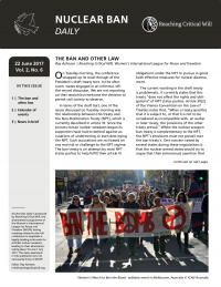 Nuclear Ban Daily, Vol. 2, No. 6