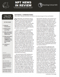 NPT News in Review, Vol. 15, No. 5