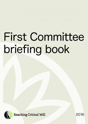 First Committee briefing book 2016
