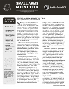 Small Arms Monitor, Vol. 10, No. 5