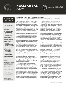 Nuclear Ban Daily, Vol. 1, No. 5