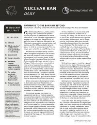 Nuclear Ban Daily, Vol. 1, No. 5