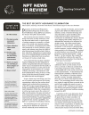 NPT New in Review, Vol. 15, No. 3