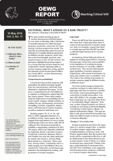OEWG Report, Vol. 2, No. 11