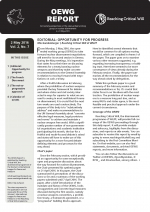 OEWG Report, Vol. 2, No. 7