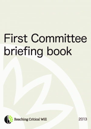First Committee briefing book 2013