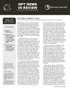 22 May 2015, Vol. 13, No. 16