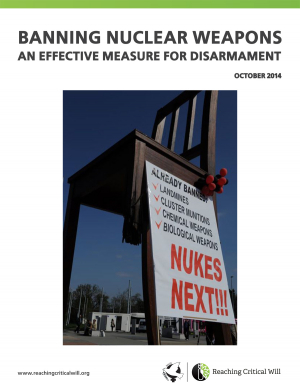Banning nuclear weapons: an effective measure for disarmament