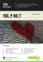 CCW Report, Vol. 9, No. 7