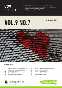 CCW Report, Vol. 9, No. 7